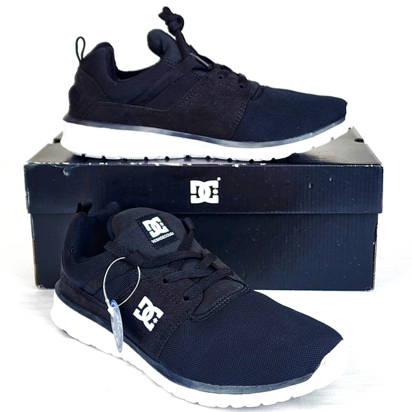 NIB DC Heathrow Size 7.5 Men's 9 Womens Black And White - Picture 1 of 8
